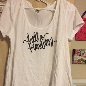 Trendy Hello Kindness short sleeve top M/L