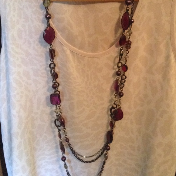 WHBM necklace & earring set