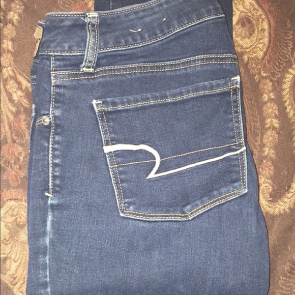 Dark blue skinny jeans