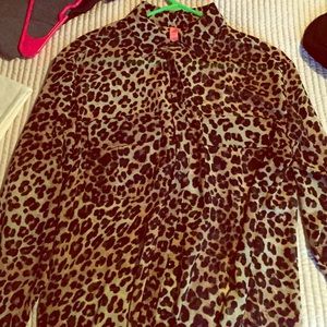 Leopard button up!