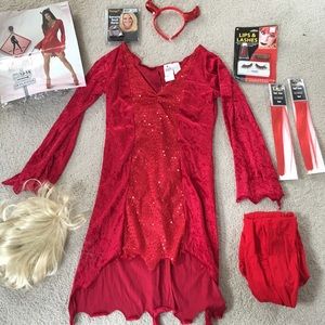 Women's Devil Costume size Large