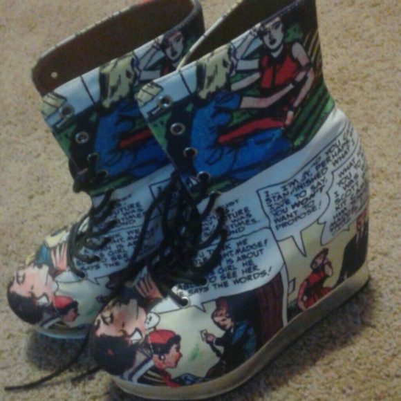 Jeffrey campbell x black milk wedges