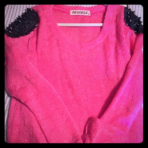 Hot pink sweater