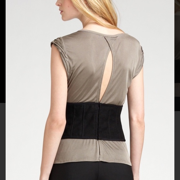 Alexander Wang green sleeveless corset top SOLDOUT - Picture 2 of 2