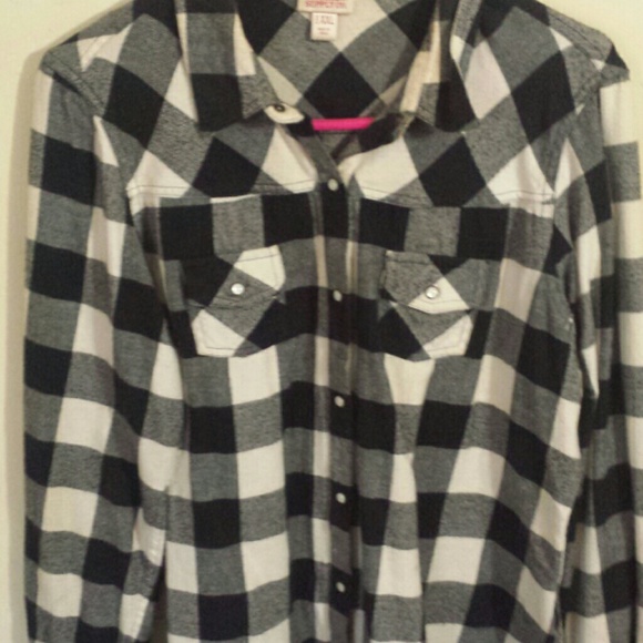 Black and white flannel