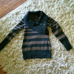sweater brown and grey wet seal great condition!