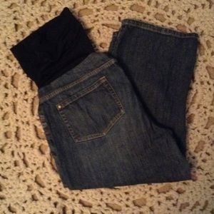 Maternity Denim Capris