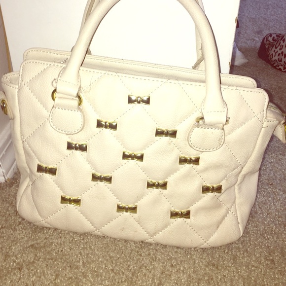 Ivory Betsey Johnson handbag!