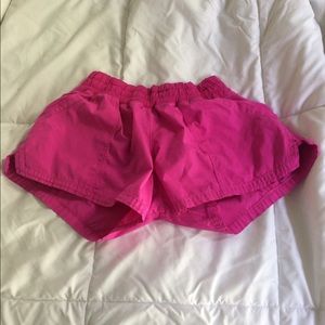 Lulu lemon shake and break pink shorts