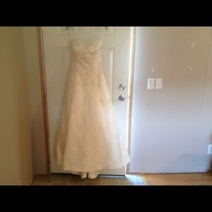 Off white wedding dress