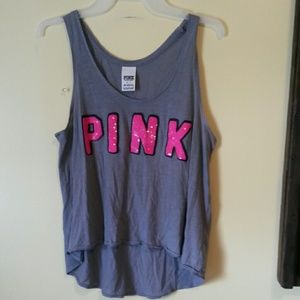 Sequin VS Pink Tank