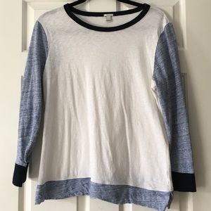 J. Crew color block tee!