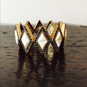 J. Crew Diamond Stretch Bracelet. NEW in box!