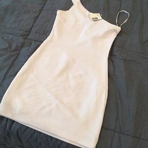GUESS venus cut white sexy dress