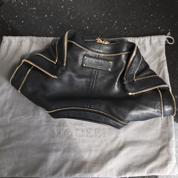 Alexander McQueen zip clutch