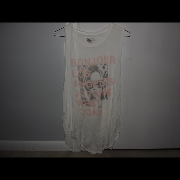 hollister  oversized flow tank top