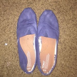 Women's navy blue toms