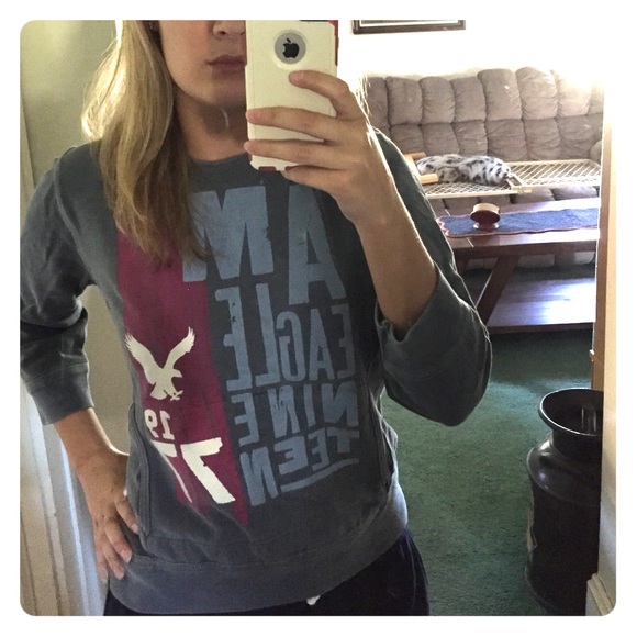 American eagle 3/4 sleeve hoodie!