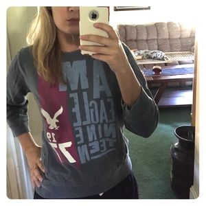 American eagle 3/4 sleeve hoodie!