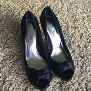 White House black market Peep toe heels