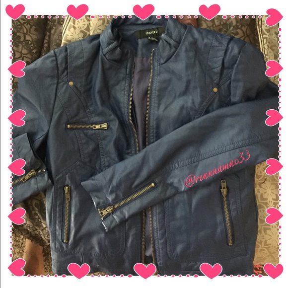 Blue F21 jacket