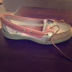 Sperry Top-Sider Angelfish Gold & Pink Shoes 7