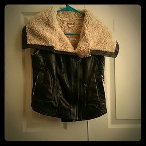 Mudd Faux Fur Vest