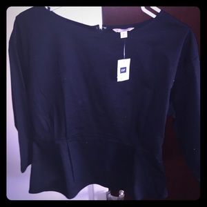 GAP Cotton Peplum Top. ‼️ Never Worn‼️