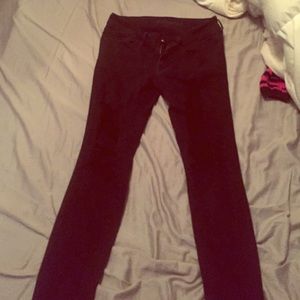 Destroyed bullhead black jeans