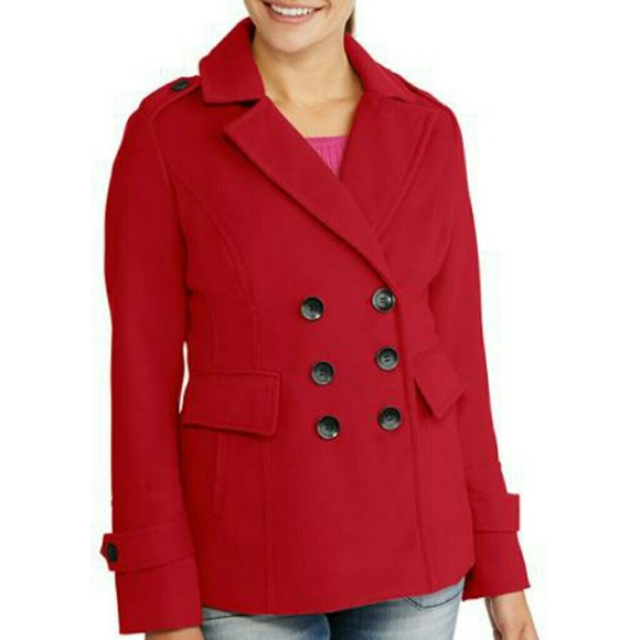 Essentials Wool Blend Peacoat
