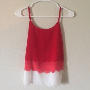 Scalloped Tank