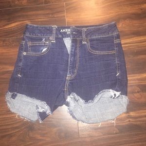 American eagle jean shorts