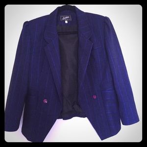 Blue pin stripe blazer