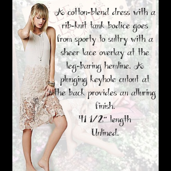 💰SOLD💰🌺Free People🌺 'Nora' Lace Overlay Tunic - Picture 2 of 4