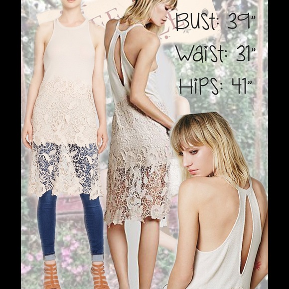 💰SOLD💰🌺Free People🌺 'Nora' Lace Overlay Tunic - Picture 3 of 4