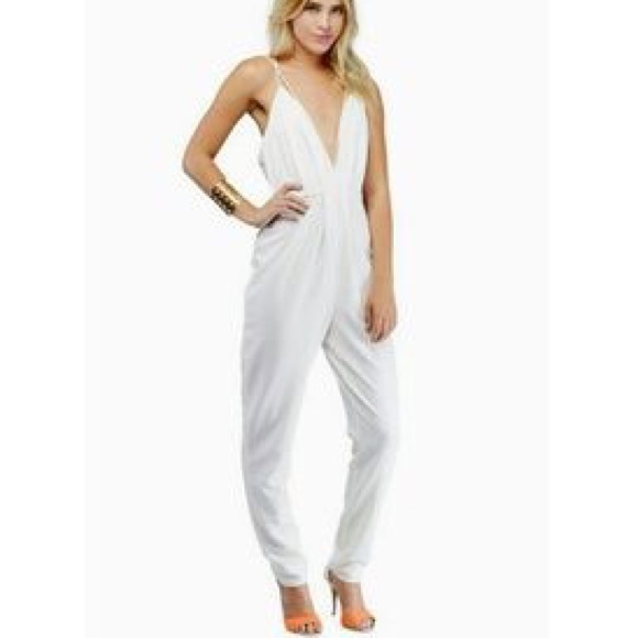 tobi white jumpsuit