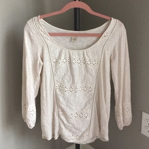 3/4 length blouse
