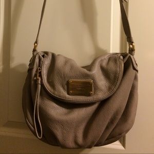 Grey genuine leather Marc by Marc Jacobs hand-bag.