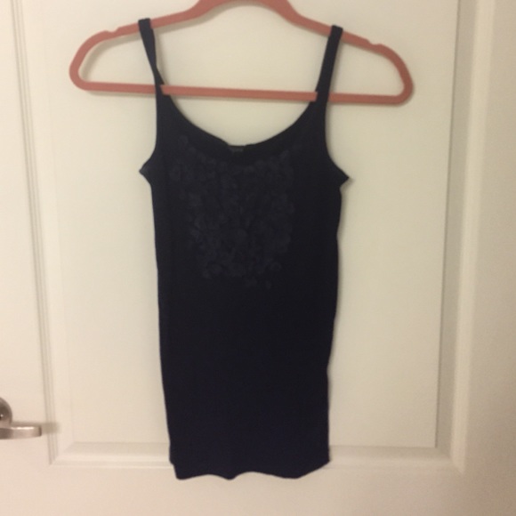 Floral stitched cami