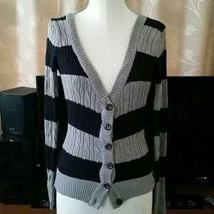 Wet Seal Striped Cardigan