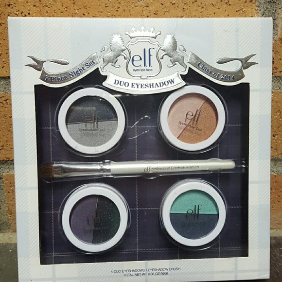 5 piece duo eye shadow set