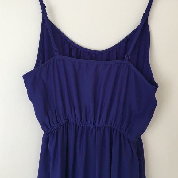 Electric Blue High-Low Dress - Picture 3 of 4