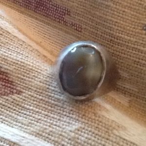 🔆NATIVE AMERICAN AGATE RING VINTAGE UNWORN🔆