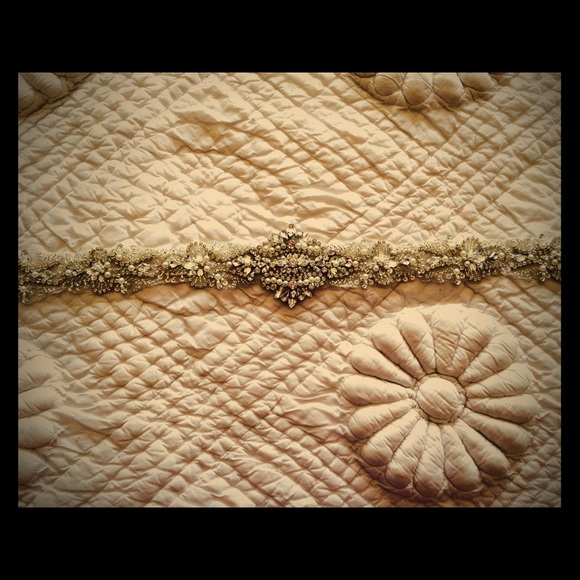 Bridal belt diamond encrusted