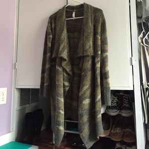 Camo Cardigan