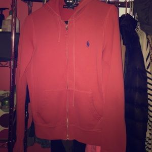 Ralph Lauren Sport Zipup Coral