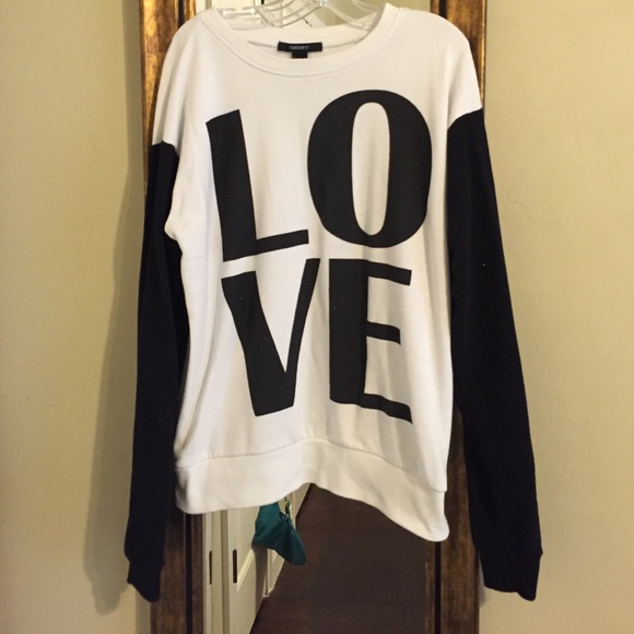 Forever 21 LOVE Sweat Shirt
