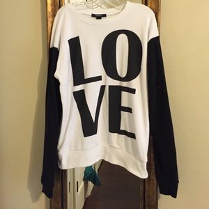 Forever 21 LOVE Sweat Shirt