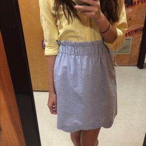 NWT seersucker Lauren James skirt size small