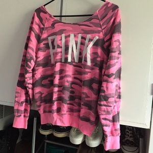 Pink Camo Sweater
